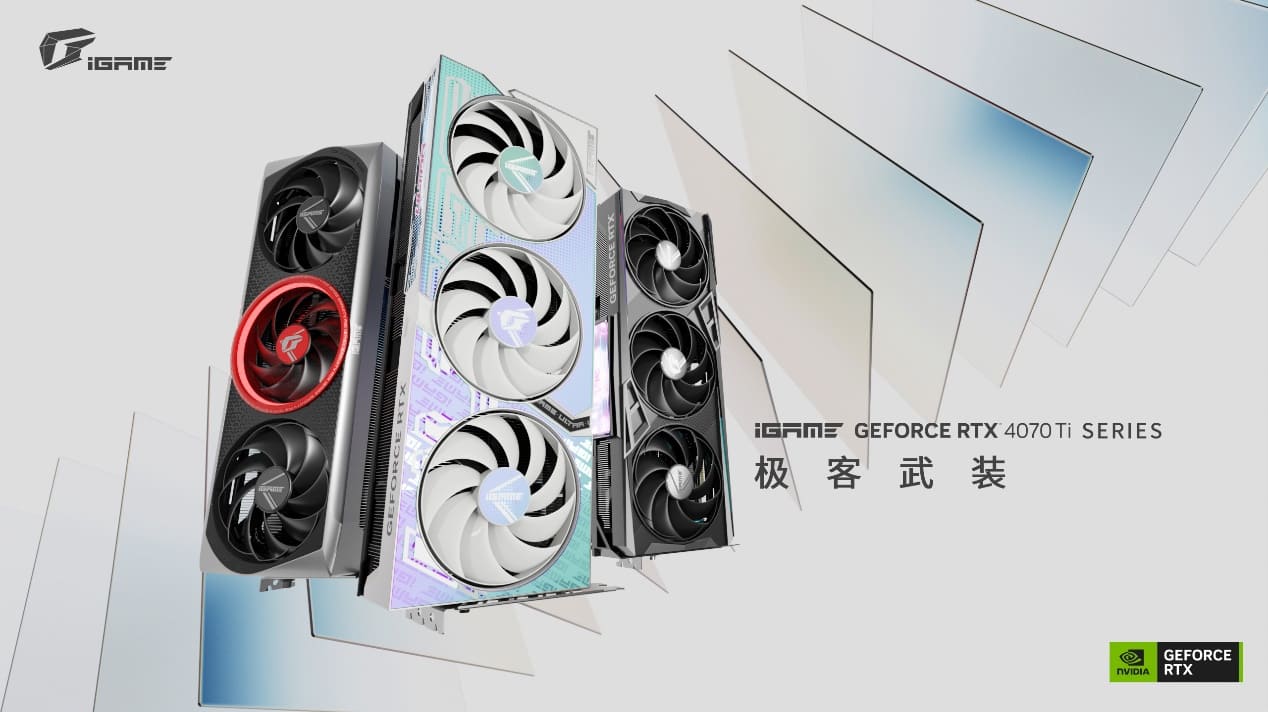 A empresa iGame apresentou cinco placas de vídeo GeForce RTX 4070 Ti