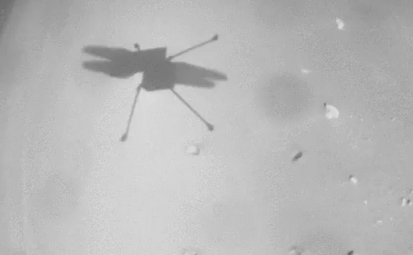 Un drone martien réalise un vol record