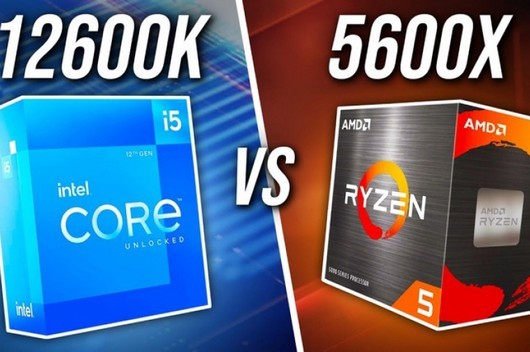 Intel Core i5-12600K et AMD Ryzen 5 5600X comparés dans les jeux modernes