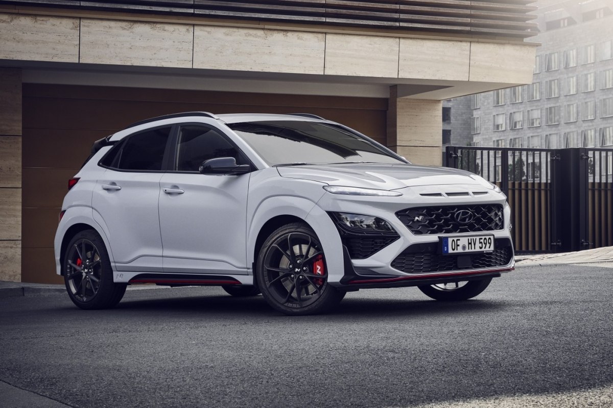 Tests haben einen Prototyp des aktualisierten Hyundai Kona gesehen