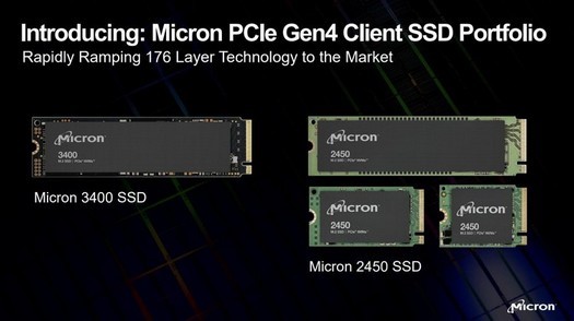マイクロン、176 層 TLC 3D NAND フラッシュ チップに基づく高速 PCIe 4.0 SSD を発表