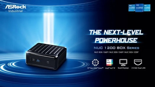 ASRock lança PCs compactos ASRock NUC 1200 Box baseados nos processadores Alder Lake