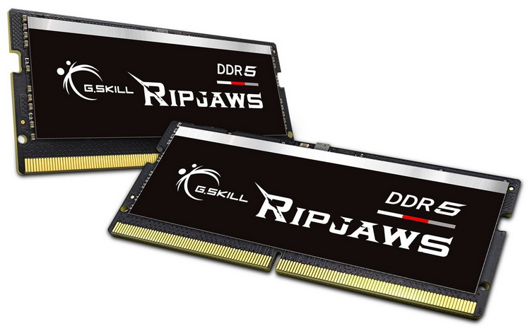 G.SkillがRipjaws DDR5 SO-DIMMメモリモジュールを発表