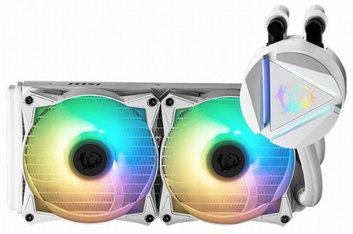 MSI lancia il sistema di raffreddamento bianco MAG CoreLiquid 240R V2