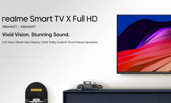 Realme은 곧 저렴한 Smart TV X Full HD를 선보일 예정입니다.