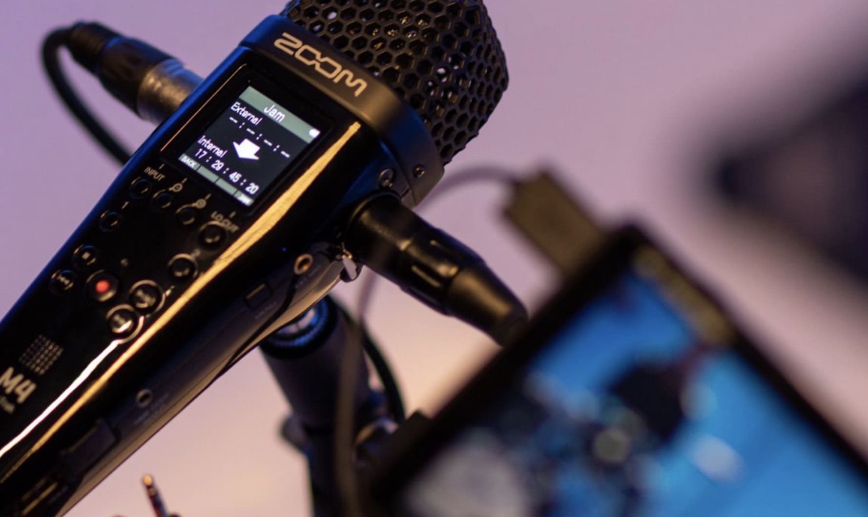 Visualizações do gravador de microfone estéreo M4 MicTrak Zoom