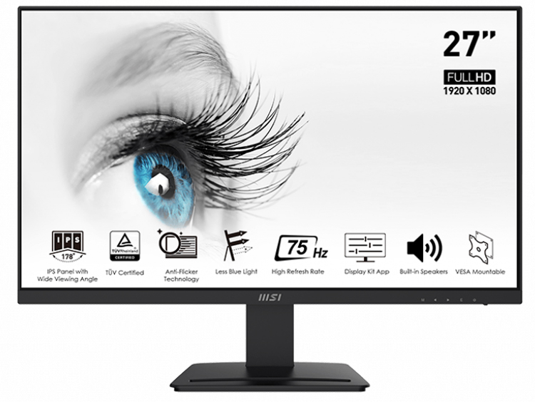 MSI anuncia monitores de escritório Pro MP273