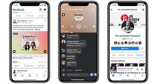 Facebook startet Live Audio Rooms und Podcasts – bisher sind Dienste nur in den USA verfügbar