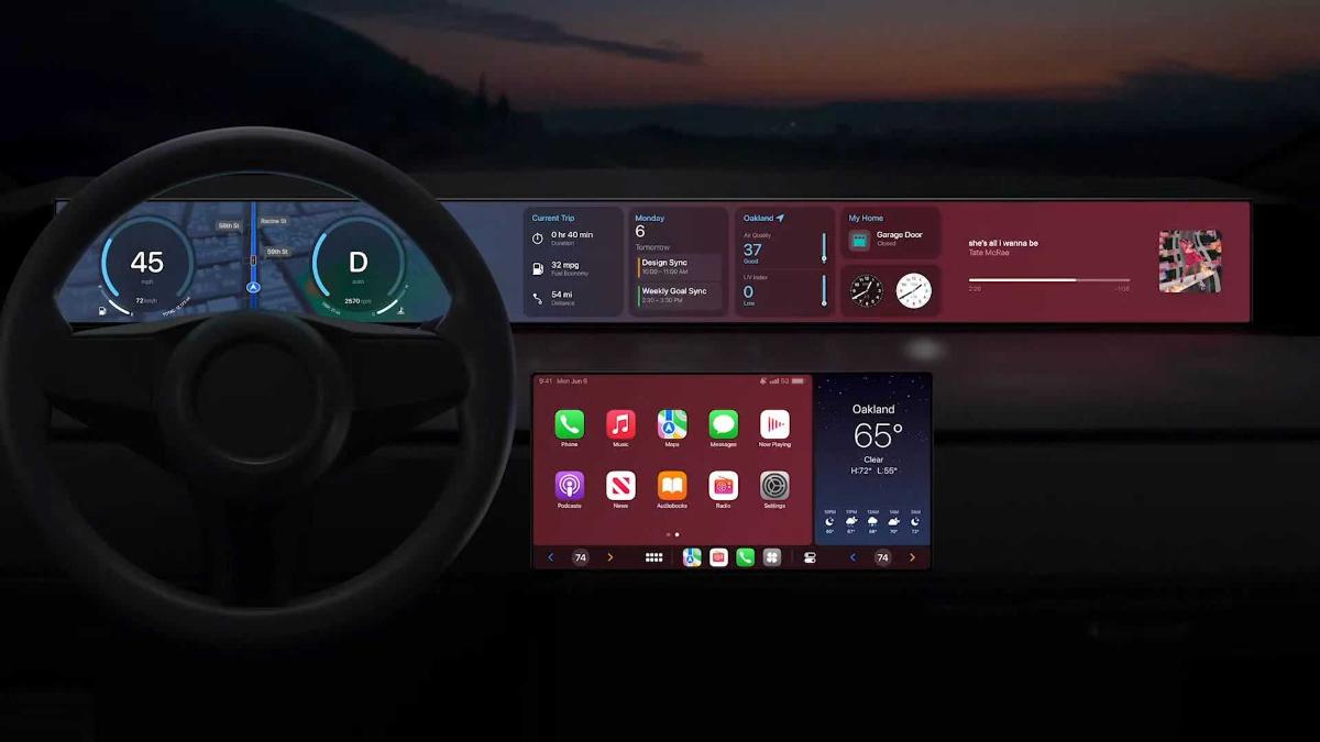 Apple aggiorna l'app CarPlay per le auto con iOS 16