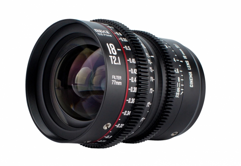 Nuovo obiettivo MEIKE 18mm T2.1 disponibile per l'ordine