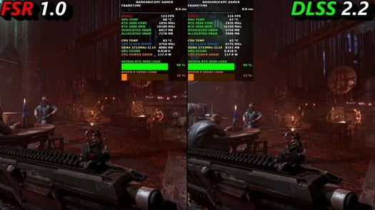 NVIDIA DLSS und AMD FidelityFX Super Resolution im Vergleich in Spielen