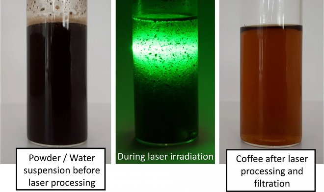 La radiazione laser accelera di 300 volte la preparazione del caffè freddo