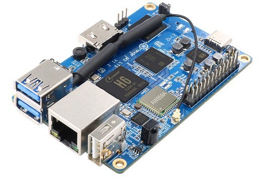 Wi-Fi 5 및 Bluetooth 5.0을 지원하는 Orange Pi 3 LTS 싱글 보드 컴퓨터