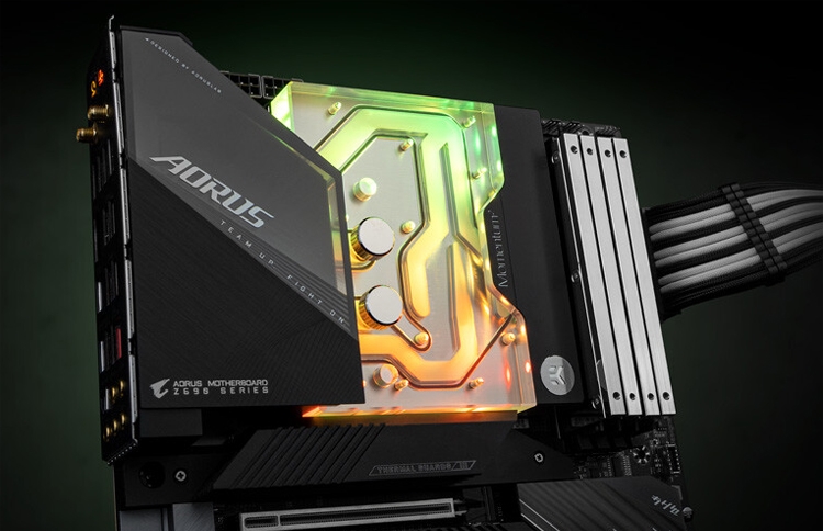 EK lança waterblock para placa-mãe Gigabyte Z690 Aorus Master