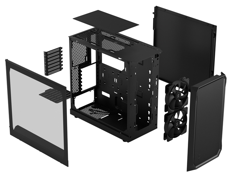 Fractal Design Focus 2 ora disponibile con supporto per schede grafiche fino a 405 mm di lunghezza