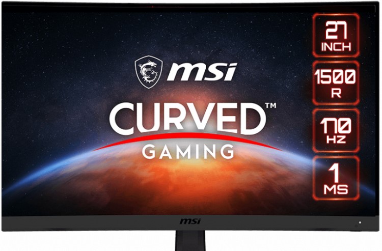 MSI, 170Hz 재생률의 G27C5 E2 오목 게이밍 모니터 출시