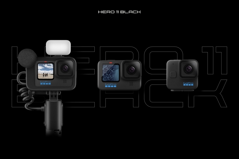 GoPro Hero 11 Black oferece vídeo de 5,3K de 10 bits a 60 fps