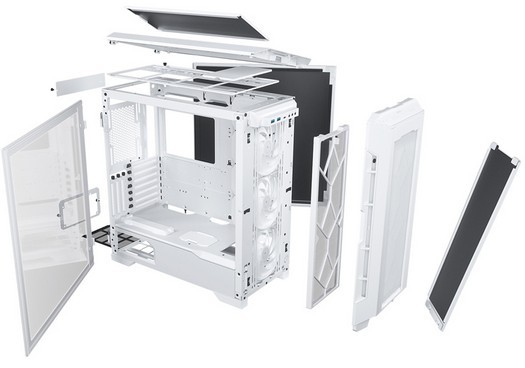 $ 200 Rilasciato il case spazioso bianco opaco di Phanteks Eclipse P600s