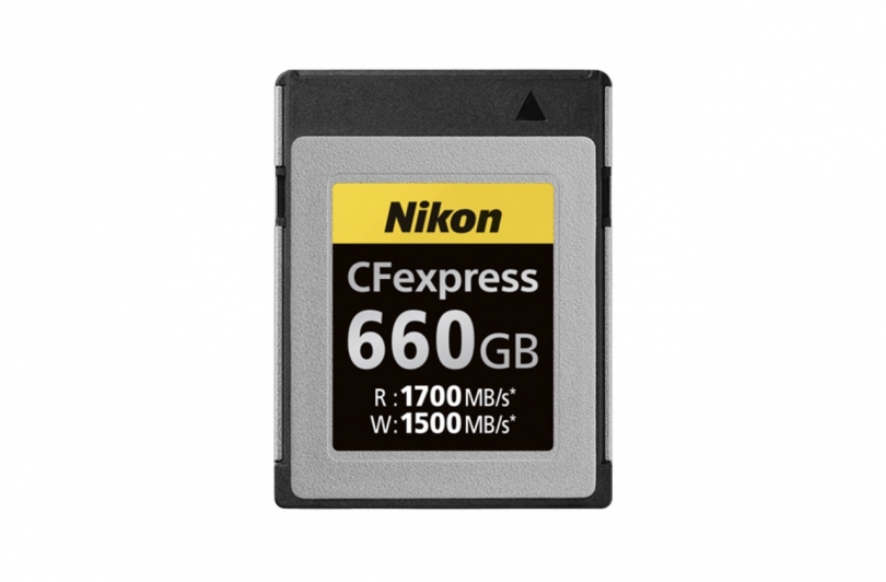 Nikon kündigt neue 660-GB-CFexpress-Typ-B-Flash-Karte für 727 US-Dollar an