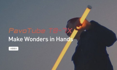 Nanlite PavoTube T8-7X LED 튜브 도입