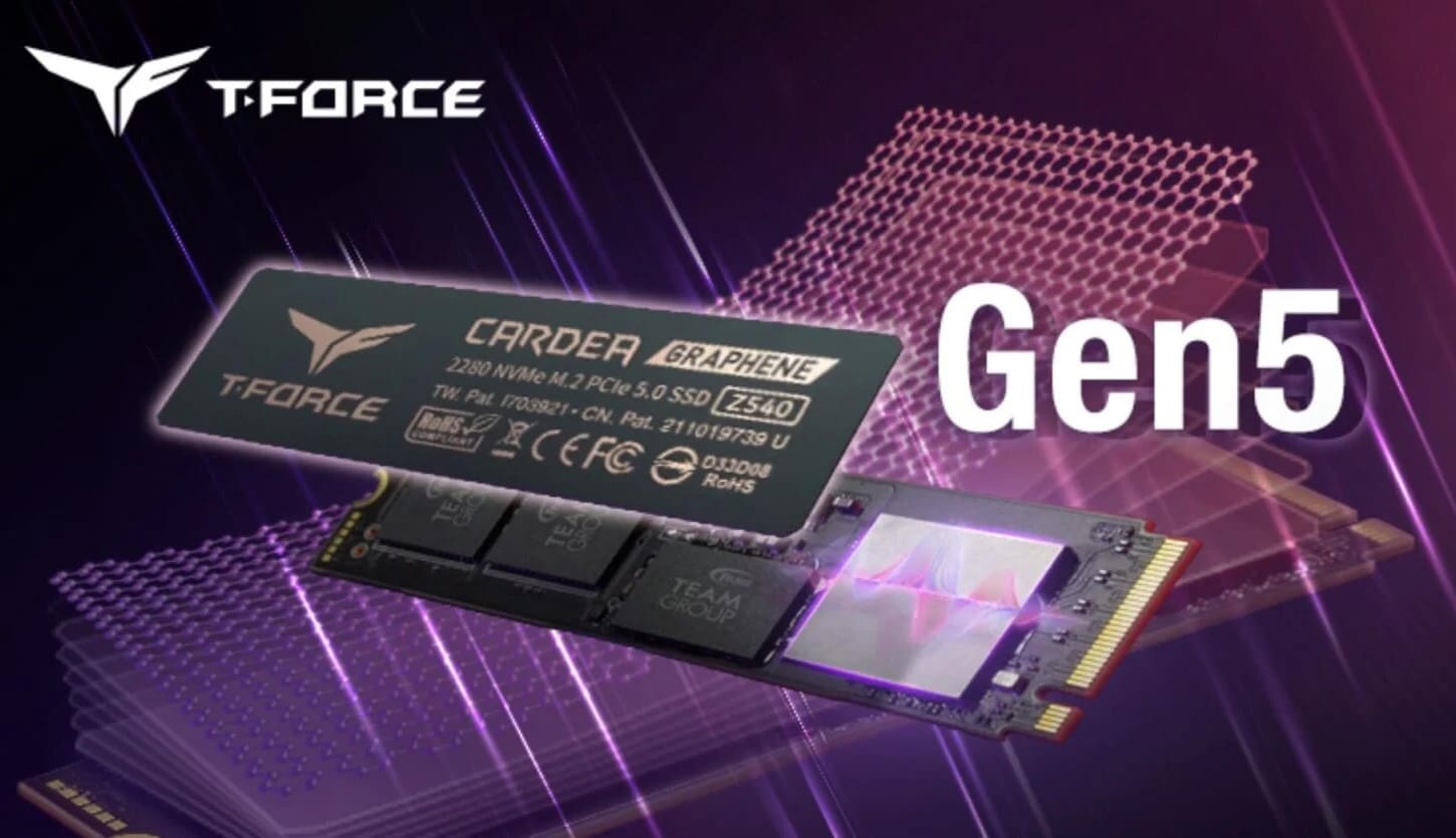 TeamGroup T-Force Cardea Z540 M.2 PCIe 5.0 SSD 소개