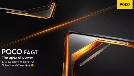 Xiaomi kündigte die Premiere des Poco F4 GT Smartphones an - wird am 26. April vorgestellt
