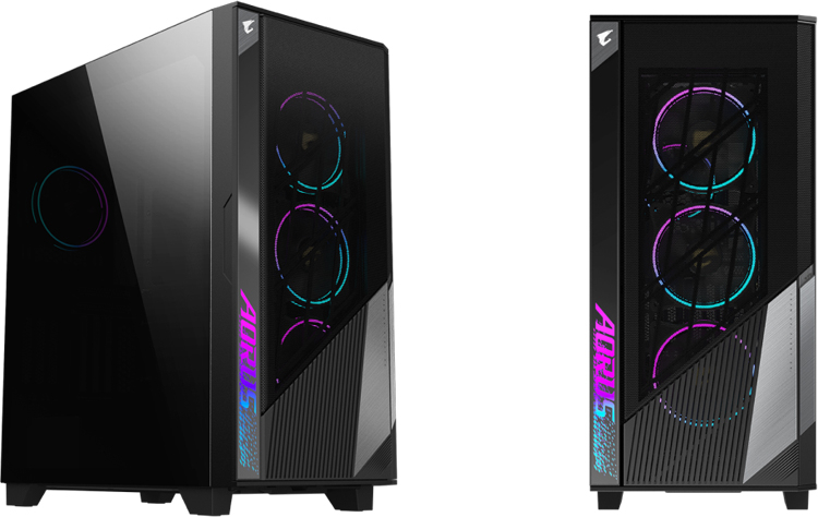 Gigabyte presenta la custodia in vetro Aorus C500 per computer da gioco