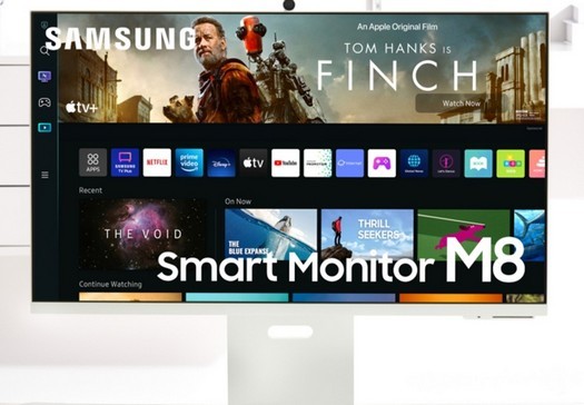 Der Samsung M8 Smart Monitor ist mit Wi-Fi 5- und Bluetooth 4.2-Adaptern ausgestattet