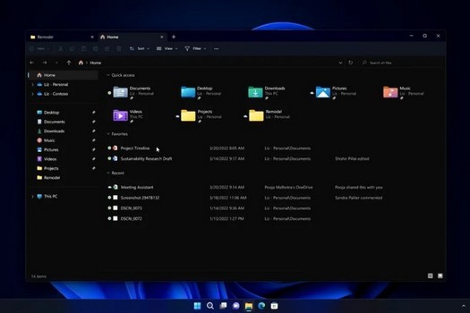 Esplora file in Windows 11 riceverà schede e altri miglioramenti
