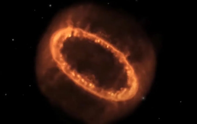 Anel misterioso descoberto perto da nossa galáxia