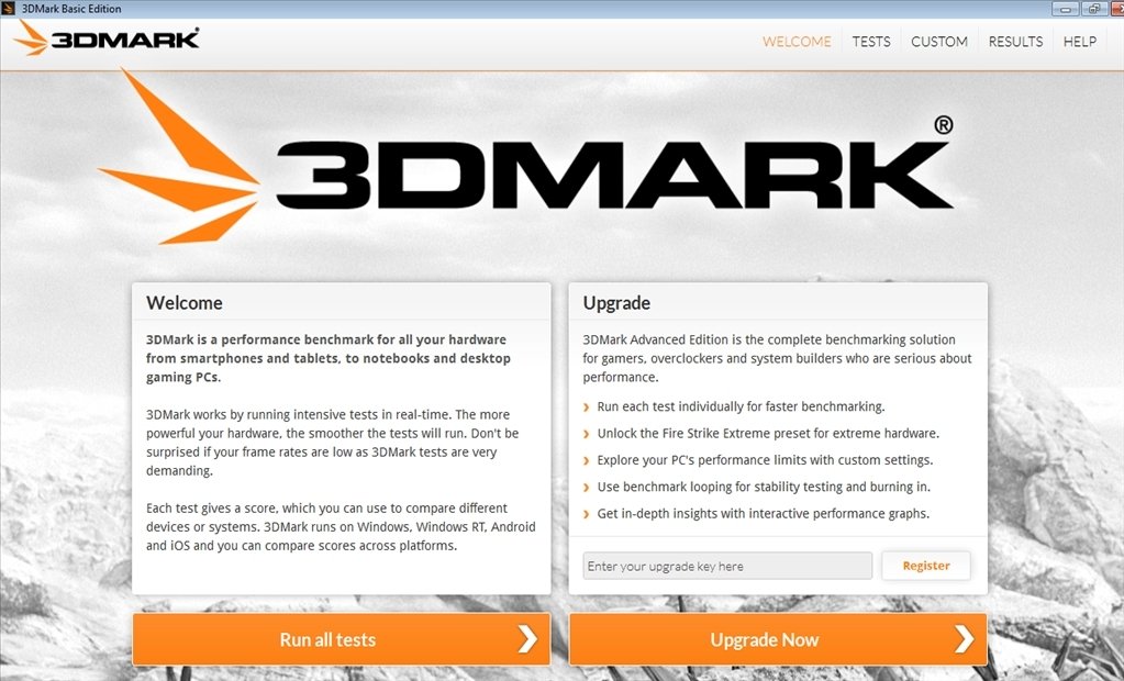 3DMark - Windows 用の無料ダウンロード。 コンピュータテスト