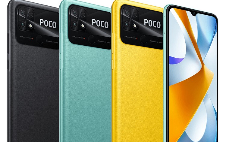 Smartphone Poco C40 revelado com grande tela HD+