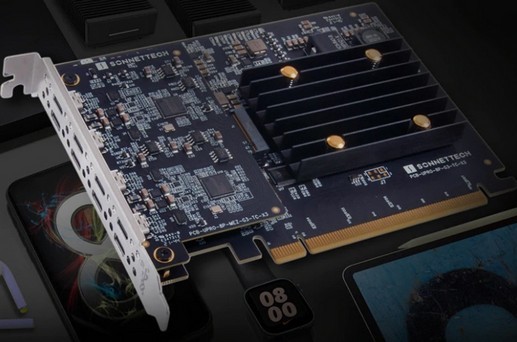 Sonnet rilascia una scheda di espansione con otto porte USB Type-C