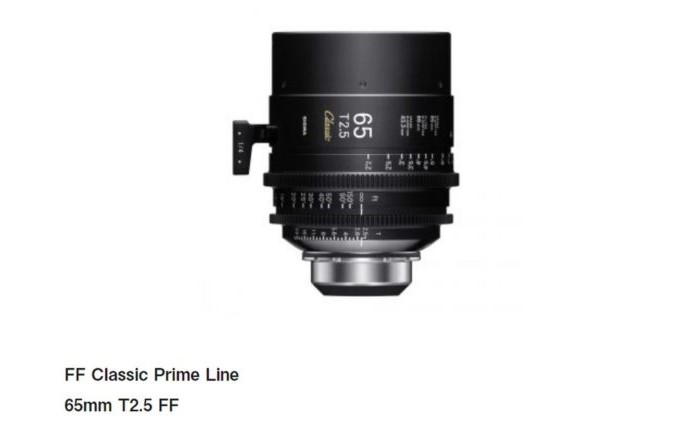 Lente Sigma 65mm T1.5 Cine Prime anunciada