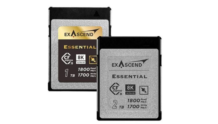 Exascend lança cartão de memória CFexpress Type B de 2TB