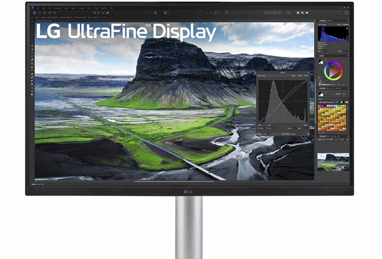 Monitor Creator LG UltraFine 27UQ850-W dotato di Docking Station