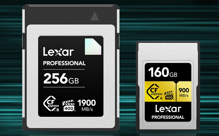 Lexar présente les cartes mémoire CFexpress Type B les plus rapides au monde - jusqu'à 1900 Mo/s