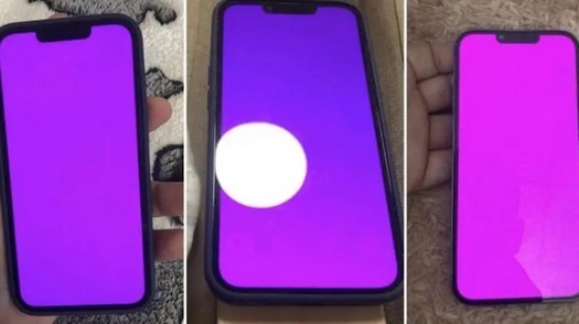iPhone 13 começou a mostrar tela lilás e reiniciar espontaneamente