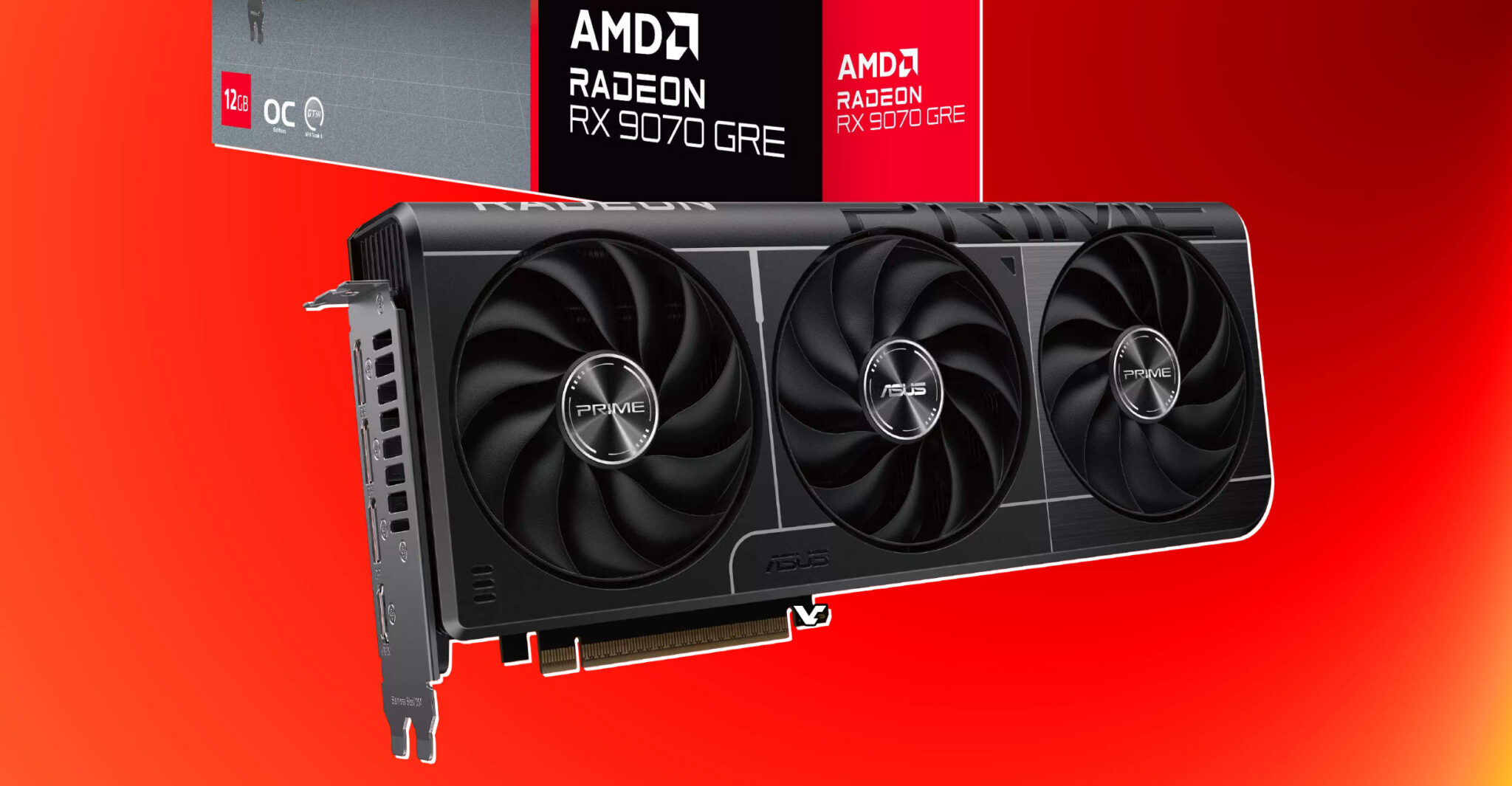 ASUS stellt kompakte Radeon RX 9070 GRE PRIME EVO OC vor
