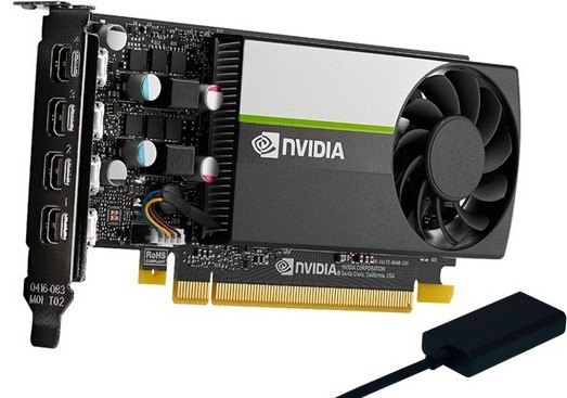 NVIDIA T1000 - Turing 보급형 전문가용 비디오 카드 판매 시작가 $400-500