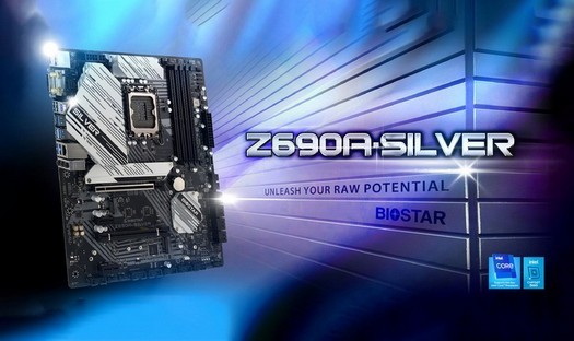 Biostar, Intel Alder Lake 기반 게임 시스템용 Z690A-SILVER 마더보드 공개