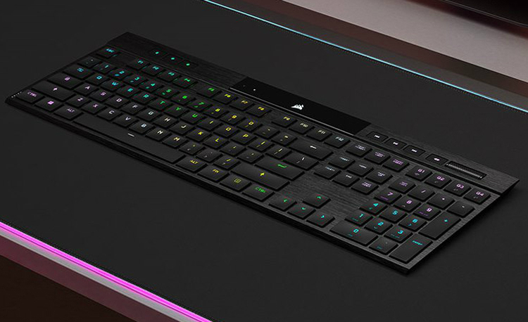 Corsair lança teclado sem fio K100 Air slim