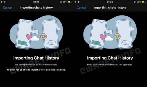 WhatsAppは間もなくAndroidとiOSでチャット履歴を同期できるようになります