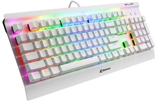 Sharkoon stellt Skiller SGK3 White-Tastatur mit Kailh-Schaltern vor