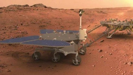 Der chinesische Rover übermittelte die ersten Daten über die Struktur des Inneren des Roten Planeten zur Erde