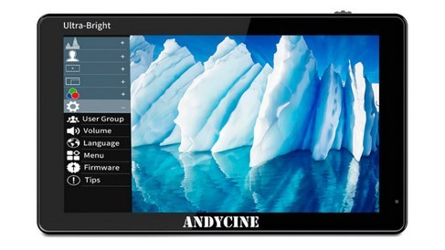 Andycine C5 3000nit 온카메라 모니터 공개