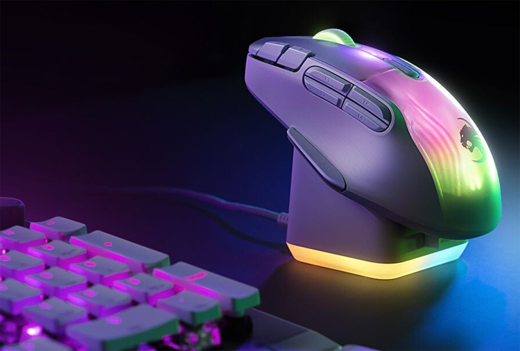 Roccatが急速充電ステーションを備えたKoneXPAirワイヤレスマウスを発表