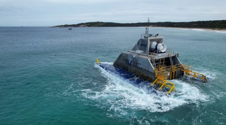 A Wave Swell Energy concluiu os testes de uma planta que converte a energia das ondas do mar em energia elétrica
