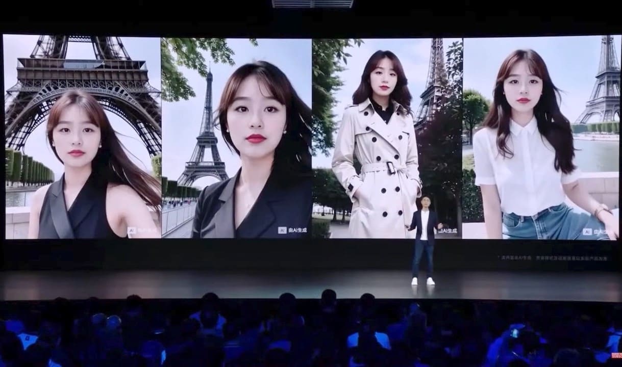 Xiaomi a présenté une fonctionnalité permettant de générer une photo de l'utilisateur depuis n'importe quel endroit sur la planète