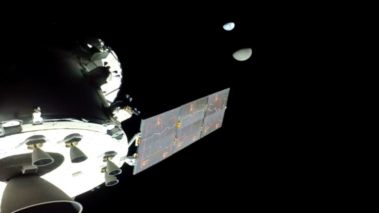 Die NASA Orion entfernte sich in einer Rekordentfernung für solche Schiffe von der Erde